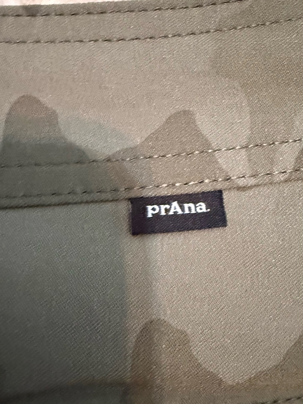 prAna Green Camo Size 6 Cargo Jogger Pants Standard Fit Hiking Outdoor Utility - Picture 8 of 9